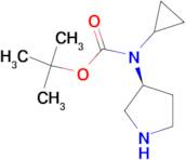 Cyclopropyl-(S)-pyrrolidin-3-yl-carbamic acid tert-butyl ester