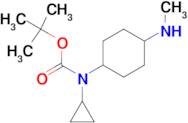 Cyclopropyl-(4-methylamino-cyclohexyl)-carbamic acid tert-butyl ester