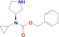 Cyclopropyl-(S)-pyrrolidin-3-yl-carbamic acid benzyl ester