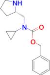 Cyclopropyl-(S)-1-pyrrolidin-2-ylmethyl-carbamic acid benzyl ester