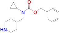 Cyclopropyl-piperidin-4-ylmethyl-carbamic acid benzyl ester