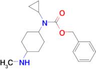 Cyclopropyl-(4-methylamino-cyclohexyl)-carbamic acid benzyl ester