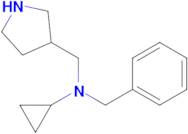 Benzyl-cyclopropyl-pyrrolidin-3-ylmethyl-amine