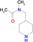 N-Methyl-N-piperidin-4-ylmethyl-acetamide