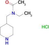 N-Ethyl-N-piperidin-4-ylmethyl-acetamide hydrochloride