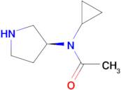 N-Cyclopropyl-N-(S)-pyrrolidin-3-yl-acetamide