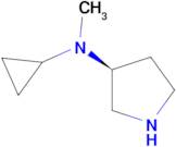 Cyclopropyl-methyl-(S)-pyrrolidin-3-yl-amine