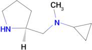 Cyclopropyl-methyl-(S)-1-pyrrolidin-2-ylmethyl-amine