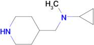 Cyclopropyl-methyl-piperidin-4-ylmethyl-amine