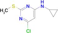 (6-Chloro-2-methylsulfanyl-pyrimidin-4-yl)-cyclopropyl-amine