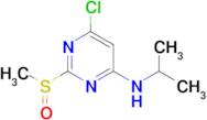 (6-Chloro-2-methanesulfinyl-pyrimidin-4-yl)-isopropyl-amine