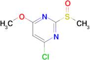 4-Chloro-2-methanesulfinyl-6-methoxy-pyrimidine