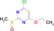 4-Chloro-6-ethoxy-2-methanesulfinyl-pyrimidine