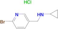 (6-Bromo-pyridin-3-ylmethyl)-cyclopropyl-amine hydrochloride