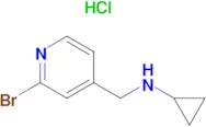 (2-Bromo-pyridin-4-ylmethyl)-cyclopropyl-amine hydrochloride