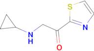 2-Cyclopropylamino-1-thiazol-2-yl-ethanone