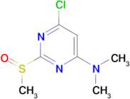 (6-Chloro-2-methanesulfinyl-pyrimidin-4-yl)-dimethyl-amine