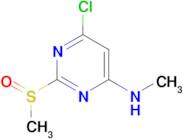 (6-Chloro-2-methanesulfinyl-pyrimidin-4-yl)-methyl-amine