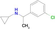 [1-(3-Chloro-phenyl)-ethyl]-cyclopropyl-amine