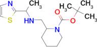 2-[(1-Thiazol-2-yl-ethylamino)-methyl]-piperidine-1-carboxylic acid tert-butyl ester