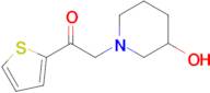 2-(3-Hydroxy-piperidin-1-yl)-1-thiophen-2-yl-ethanone