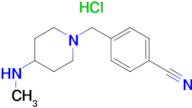 4-(4-Methylamino-piperidin-1-ylmethyl)-benzonitrile hydrochloride