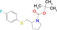 2-(4-Fluoro-phenylsulfanylmethyl)-pyrrolidine-1-carboxylic acid tert-butyl ester