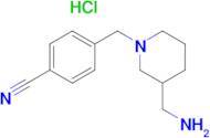 4-(3-Aminomethyl-piperidin-1-ylmethyl)-benzonitrile hydrochloride
