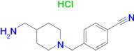 4-(4-Aminomethyl-piperidin-1-ylmethyl)-benzonitrile hydrochloride