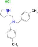 Bis-(4-methyl-benzyl)-pyrrolidin-2-ylmethyl-amine hydrochloride