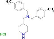 Bis-(4-methyl-benzyl)-piperidin-4-ylmethyl-amine hydrochloride