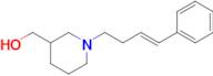 [1-((E)-4-Phenyl-but-3-enyl)-piperidin-3-yl]-methanol