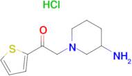 2-(3-Amino-piperidin-1-yl)-1-thiophen-2-yl-ethanone hydrochloride