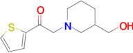 2-(3-Hydroxymethyl-piperidin-1-yl)-1-thiophen-2-yl-ethanone