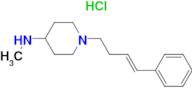 Methyl-[1-((E)-4-phenyl-but-3-enyl)-piperidin-4-yl]-amine hydrochloride