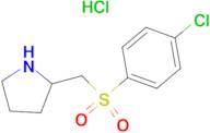 2-(4-Chloro-benzenesulfonylmethyl)-pyrrolidine hydrochloride