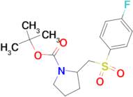 2-(4-Fluoro-benzenesulfonylmethyl)-pyrrolidine-1-carboxylic acid tert-butyl ester