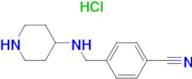 4-(Piperidin-4-ylaminomethyl)-benzonitrile hydrochloride