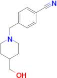 4-(4-Hydroxymethyl-piperidin-1-ylmethyl)-benzonitrile