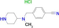 4-[(Methyl-piperidin-4-yl-amino)-methyl]-benzonitrile hydrochloride