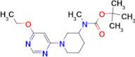 [1-(6-Ethoxy-pyrimidin-4-yl)-piperidin-3-yl]-methyl-carbamic acid tert-butyl ester