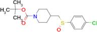 4-(4-Chloro-benzenesulfinylmethyl)-piperidine-1-carboxylic acid tert-butyl ester