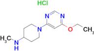 [1-(6-Ethoxy-pyrimidin-4-yl)-piperidin-4-yl]-methyl-amine hydrochloride