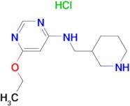 (6-Ethoxy-pyrimidin-4-yl)-piperidin-3-ylmethyl-amine hydrochloride