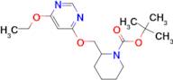 2-(6-Ethoxy-pyrimidin-4-yloxymethyl)-piperidine-1-carboxylic acid tert-butyl ester