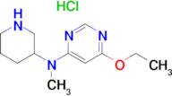 (6-Ethoxy-pyrimidin-4-yl)-methyl-piperidin-3-yl-amine hydrochloride