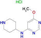 (6-Methoxy-pyrimidin-4-yl)-piperidin-4-yl-amine hydrochloride