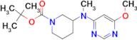 3-[(6-Methoxy-pyrimidin-4-yl)-methyl-amino]-piperidine-1-carboxylic acid tert-butyl ester