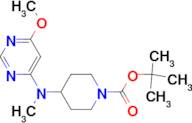 4-[(6-Methoxy-pyrimidin-4-yl)-methyl-amino]-piperidine-1-carboxylic acid tert-butyl ester