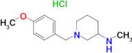 [1-(4-Methoxy-benzyl)-piperidin-3-yl]-methyl-amine hydrochloride